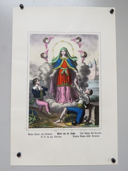 Notre Dame des Grâces. (titre inscrit, français, allemand, anglais, espagnol, italien), Camille Burckardt, 1880-1888