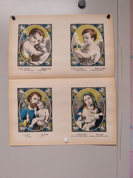 St Jean-Baptiste / Sauveur du monde / St Joseph / Notre Dame de Bons secours. (titre inscrit, français, allemand, espagnol, anglais)_0
