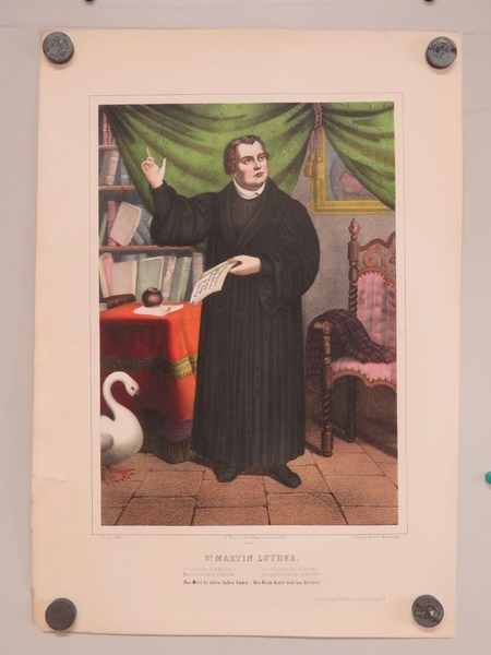 Dr. MARTIN LUTHER.  (titre inscrit, français), J. Mohr, 1865-1869
