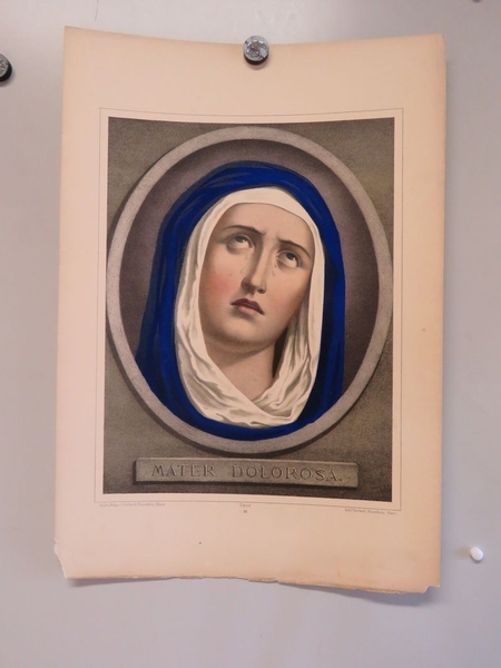 MATER DOLOROSA. (titre inscrit, latin), Camille Burckardt, 1880-1888