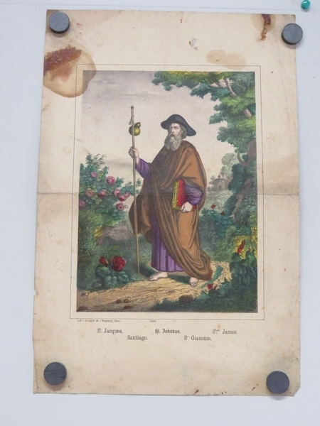 St. Jacques. (titre inscrit, français, allemand, espagnol), Camille Burckardt, 1880-1888