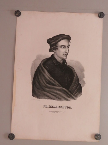 PH. MELANCHTON. (titre inscrit, allemand), Jean Frédéric Wentzel, 1835-1855