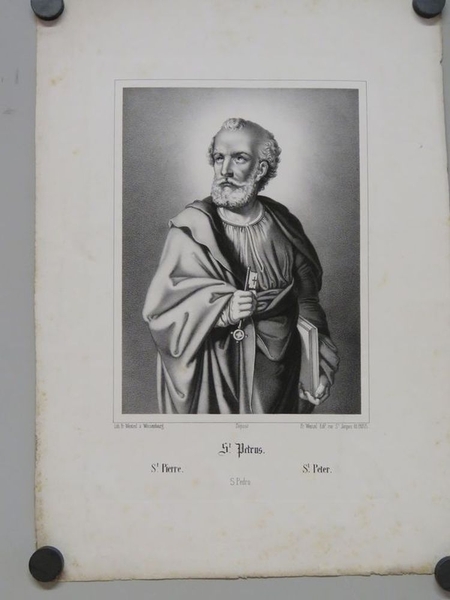 St. Pierre. (titre inscrit, allemand, français, anglais, espagnol), Jean Frédéric Wentzel, 1865-1869