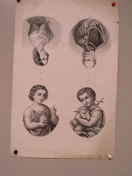 4 portraits : le Sauveur du monde / St Jean Baptiste / Guillaume Ier / Augusta de Saxe-Weimar-Eisenach  (titre factice)_0