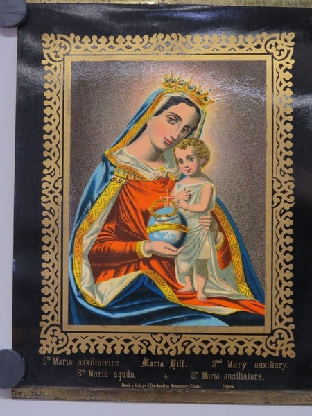 Ste. Marie auxiliatrice (titre inscrit, français, allemand, anglais, espagnol, italien), Camille Burckardt, 1880-1888