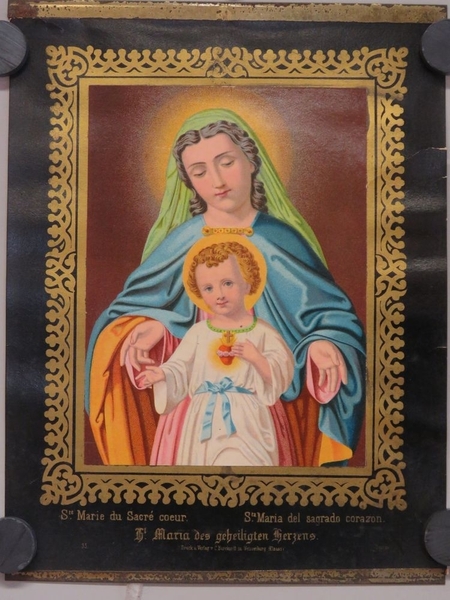 Ste. Marie du Sacré coeur. (titre inscrit, français, espagnol, allemand), Camille Burckardt, 1880-1888