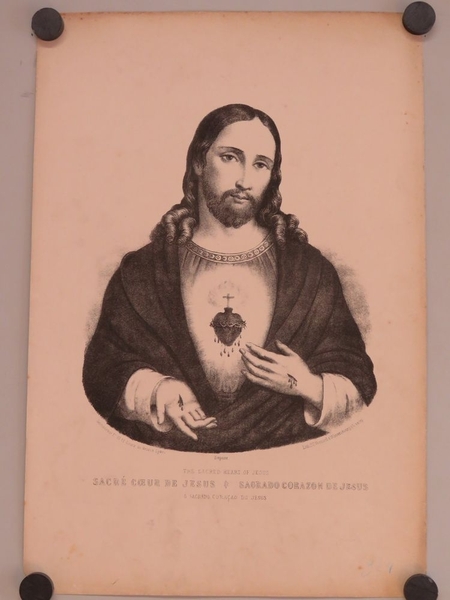 SACRE COEUR DE JESUS (titre inscrit, anglais, français, espagnol, portugais), Aîné Bernasconi, 1869-1880