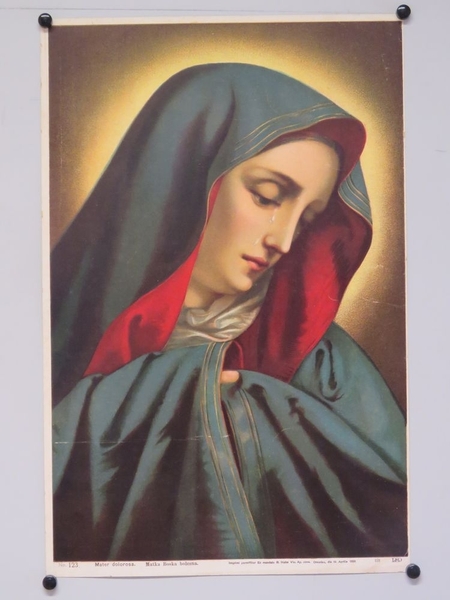 Mater dolorosa. (titre inscrit, latin, polonais), R. Halm, 1899