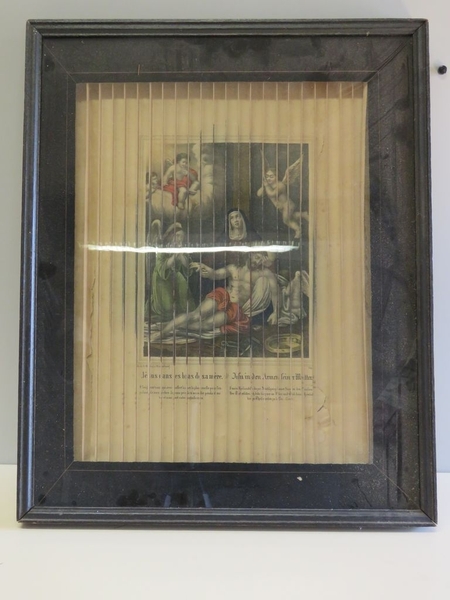 Jésus dans les bras de sa mère (titre inscrit, français, allemand) ; MATER DOLOROSA (titre inscrit, latin) ; ECCE HOMO (titre inscrit, latin), Jean Frédéric Wentzel, 1865-1869