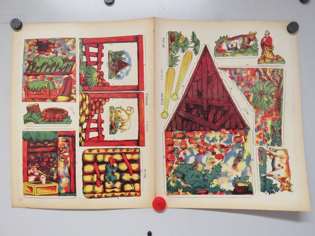 Crêche 5 feuilles (titre inscrit), René Ackerman, 1906-1913