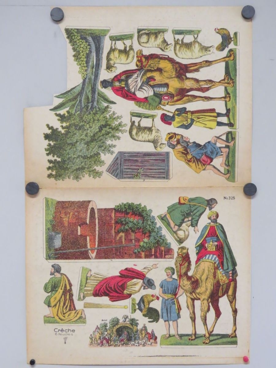 Crêche 6 feuilles (titre inscrit), René Ackerman, 1906-1913