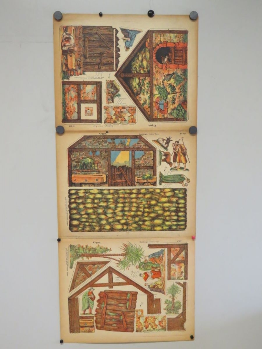 Krippe (titre inscrit, allemand) ; Crèche (titre traduit), René Ackerman, 1906-1913