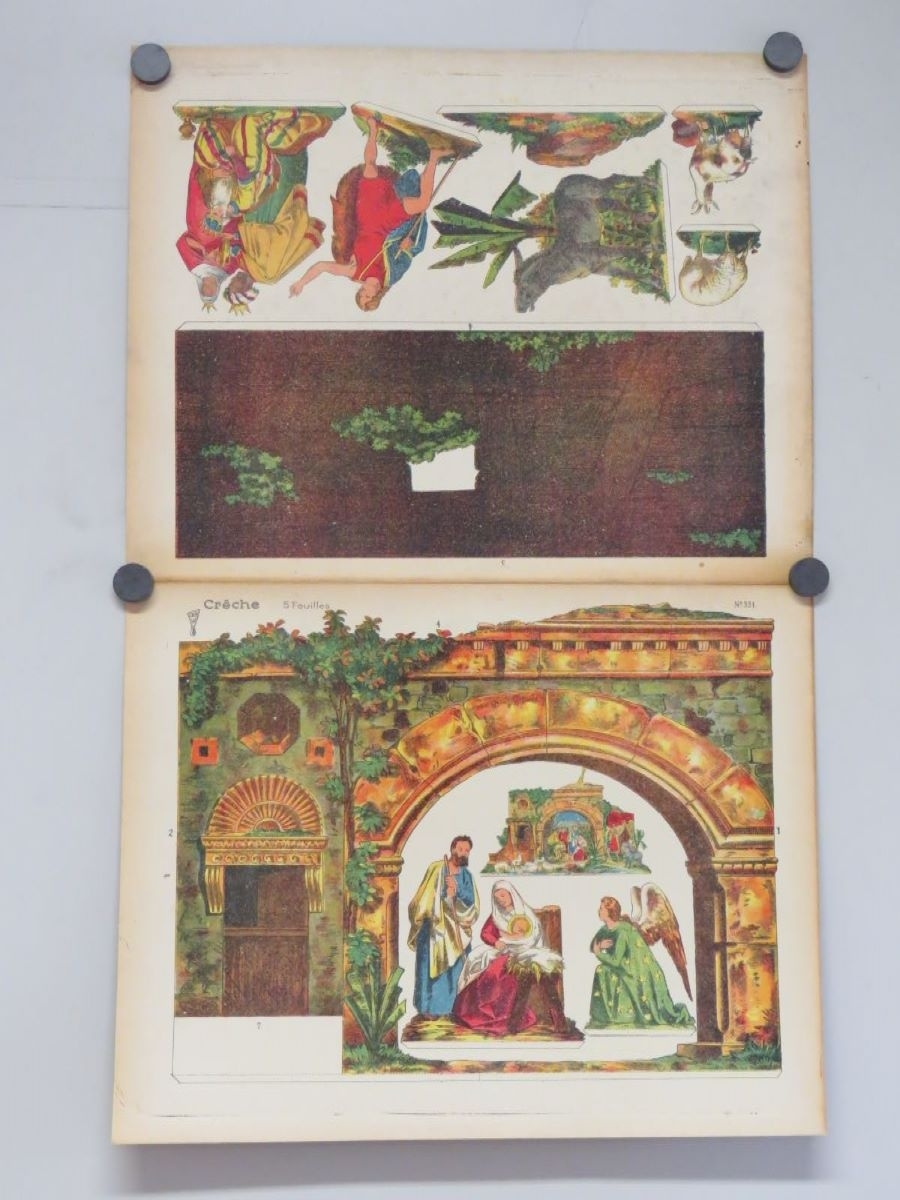 Crêche 5 feuilles (titre inscrit), René Ackerman, 1906-1913