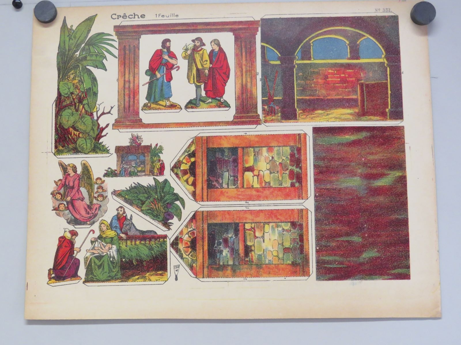 Crêche 1 Feuille (titre inscrit), René Ackerman, 1906-1913
