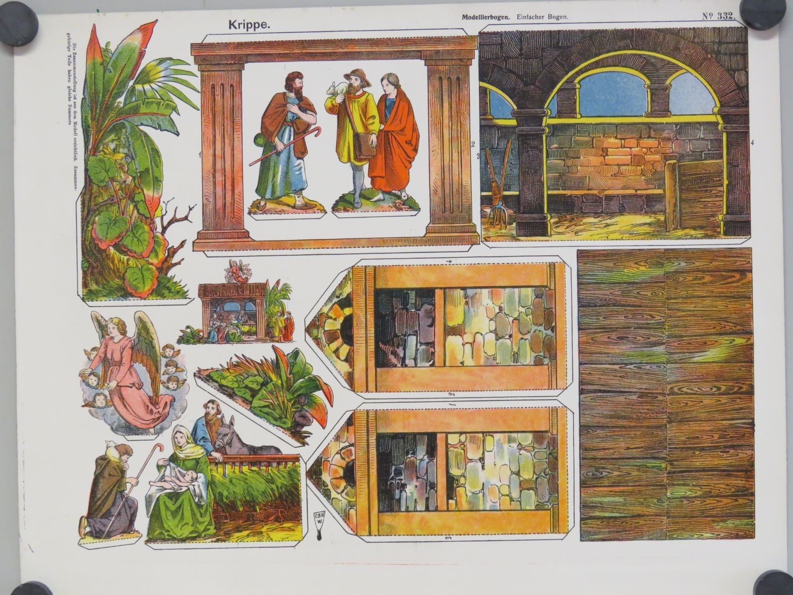 Krippe. (titre inscrit, allemand) ; Crèche (titre traduit), René Ackerman, 1906-1913
