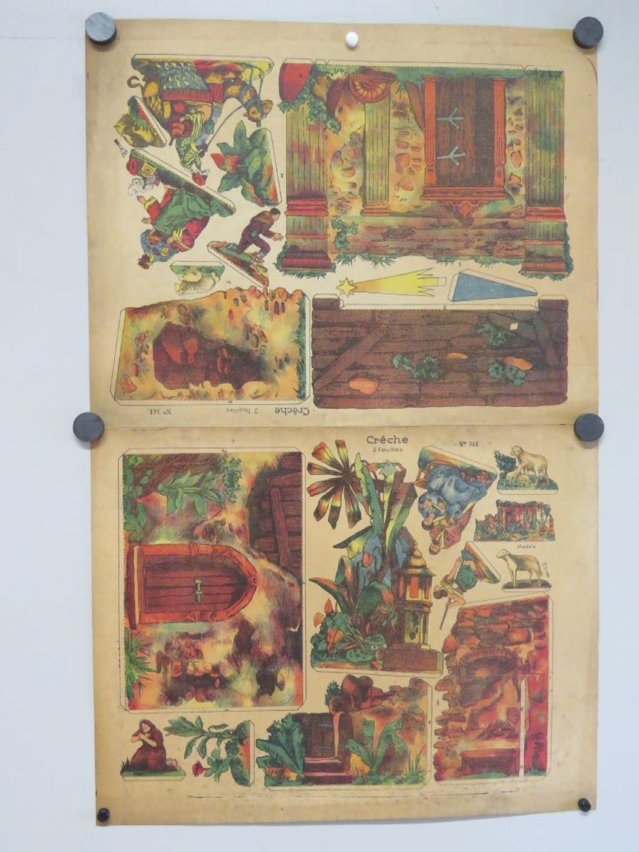 Crêche 2 Feuilles (titre inscrit), René Ackerman, 1906-1913