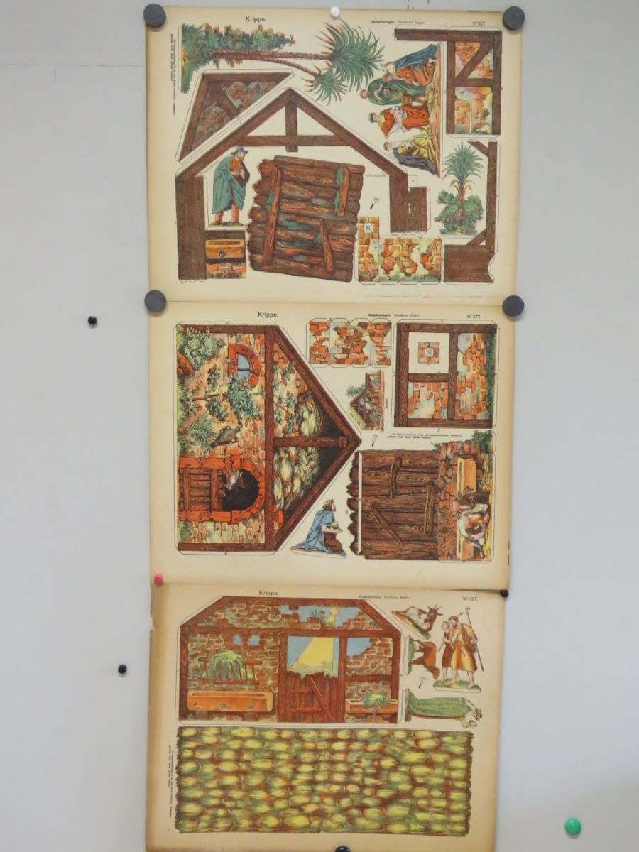 Krippe. (titre inscrit, allemand) ; Crèche. (titre traduit), René Ackerman, 1906-1913