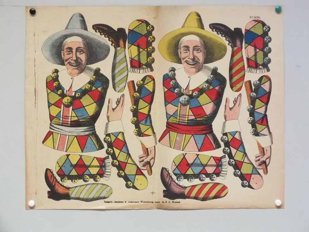 Deux pantins Arlequin (titre factice), 1918-1930