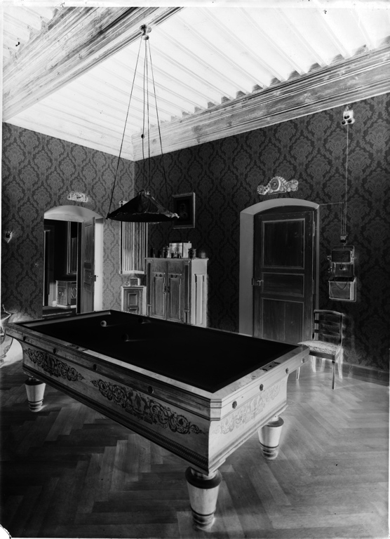 Château de Woerth : salle de billard (titre factice)_0