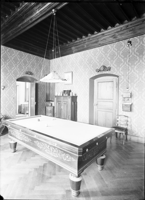 Château de Woerth : salle de billard (titre factice)_1
