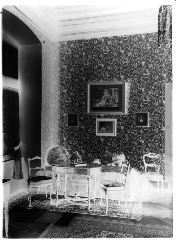 Château de Woerth : chambre (titre factice), frères et cie Grieshaber, 4e quart 19e siècle, 1ère moitié 20e siècle