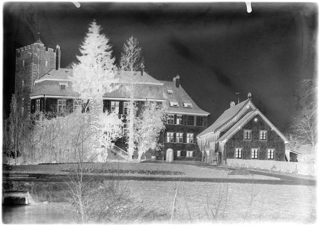 Château de Woerth : vue sur la façade sud (titre factice), frères et cie Grieshaber, 1925 avant