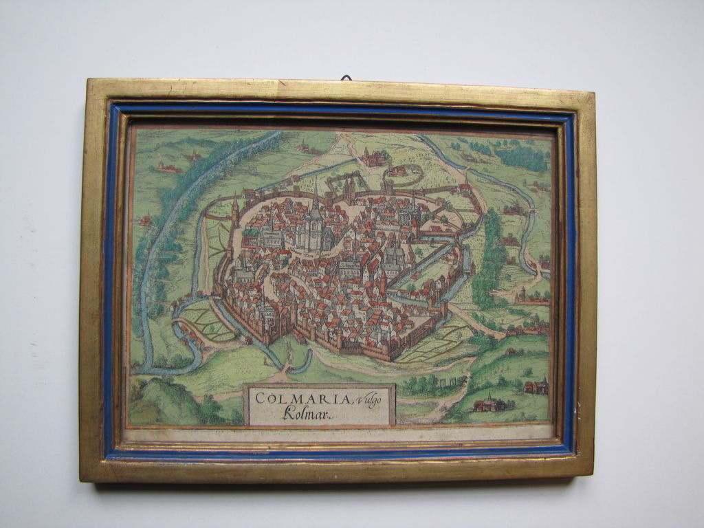 COLMARIA, vulgo, Kolmar. (titre inscrit), Sébastian Münster, 1544-1598