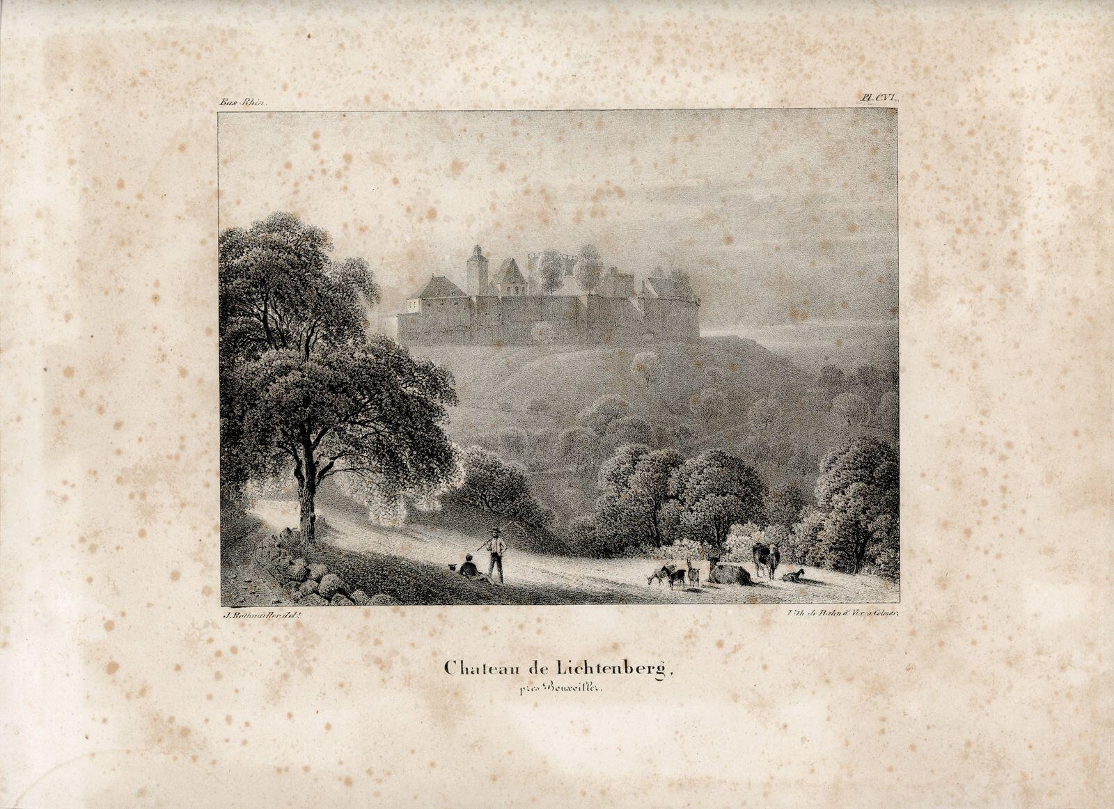 Château de Lichtenberg, près Bouxviller (titre inscrit), Jacques Rothmüller
