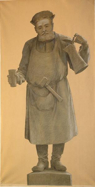 Tonnelier alsacien, Frédéric Auguste Bartholdi, 1899