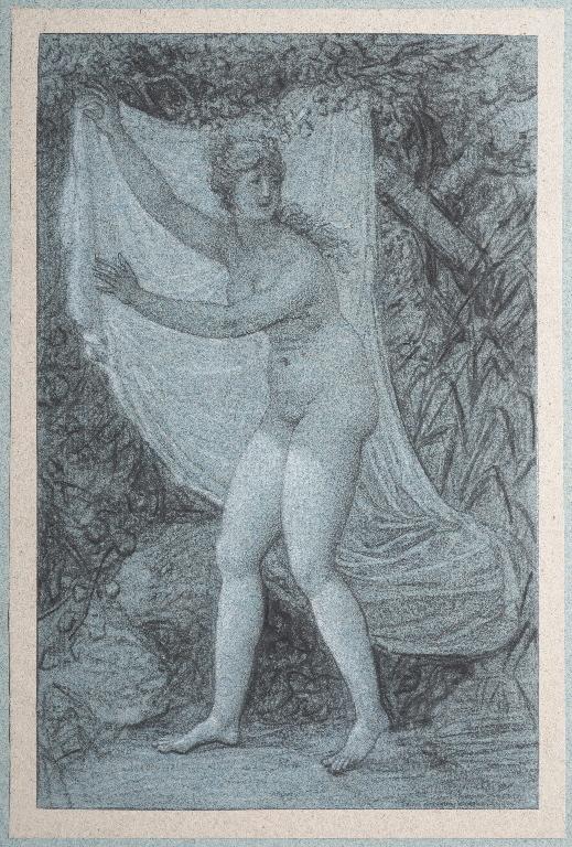 Jeune femme tirant un voile (titre factice), Jean-Jacques Karpff