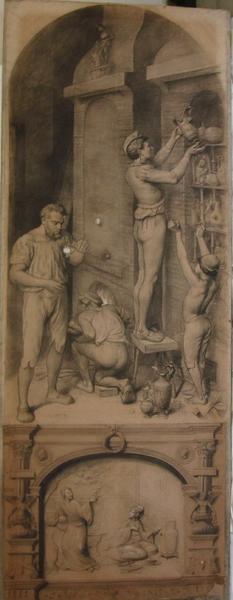 La faïencerie d'art de Théodore Deck (carton n°2), Louis Charles Auguste Steinheil, 1878 avant