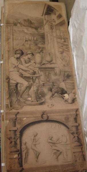 La faïencerie d'art de Théodore Deck (carton n°3), Louis Charles Auguste Steinheil, 1878 avant