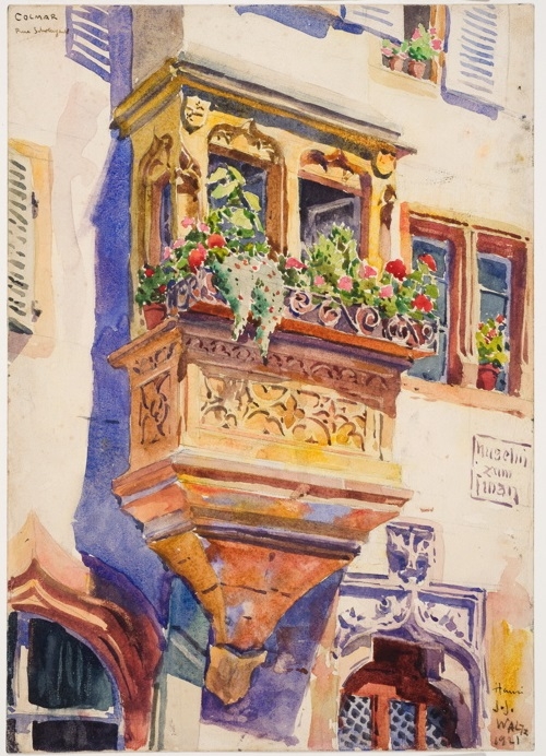 Colmar, rue Schongauer, Hansi, 1921