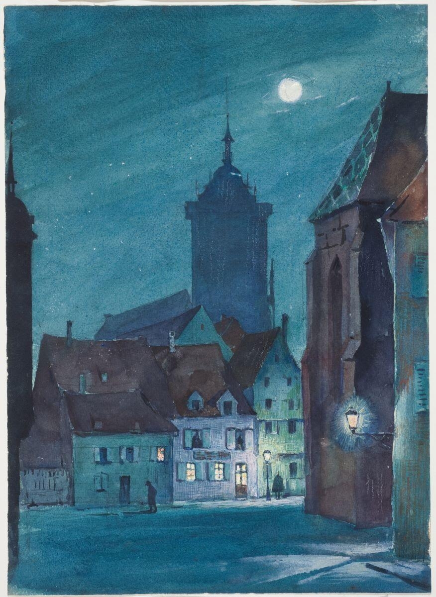 Colmar, l'auberge des Boulangers, Hansi, 1913 vers
