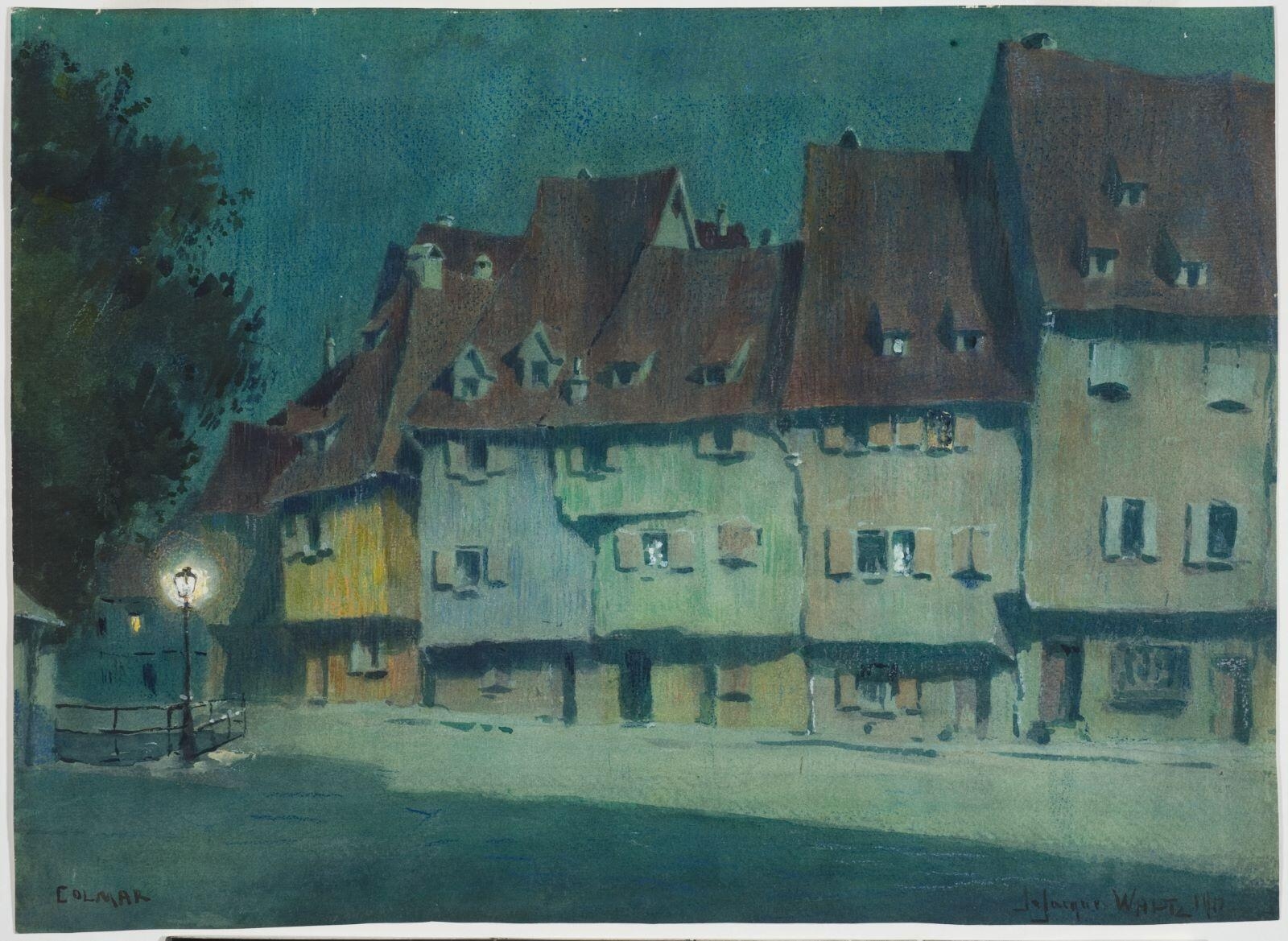 Colmar, place de la Sinn, Hansi, 1915