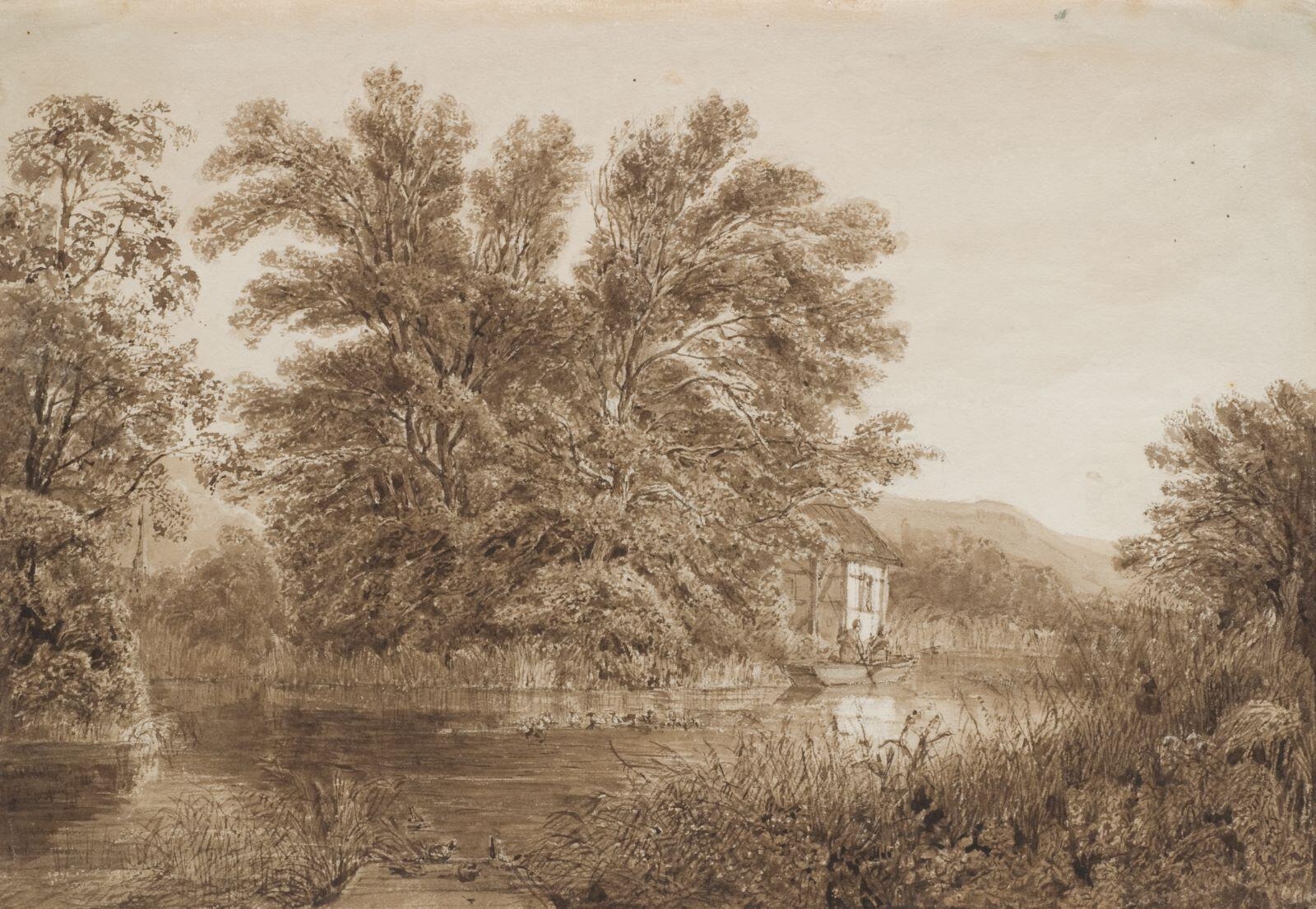 Stangenweiher près de Ribeauvillé, David Ortlieb, 1863 achevé en