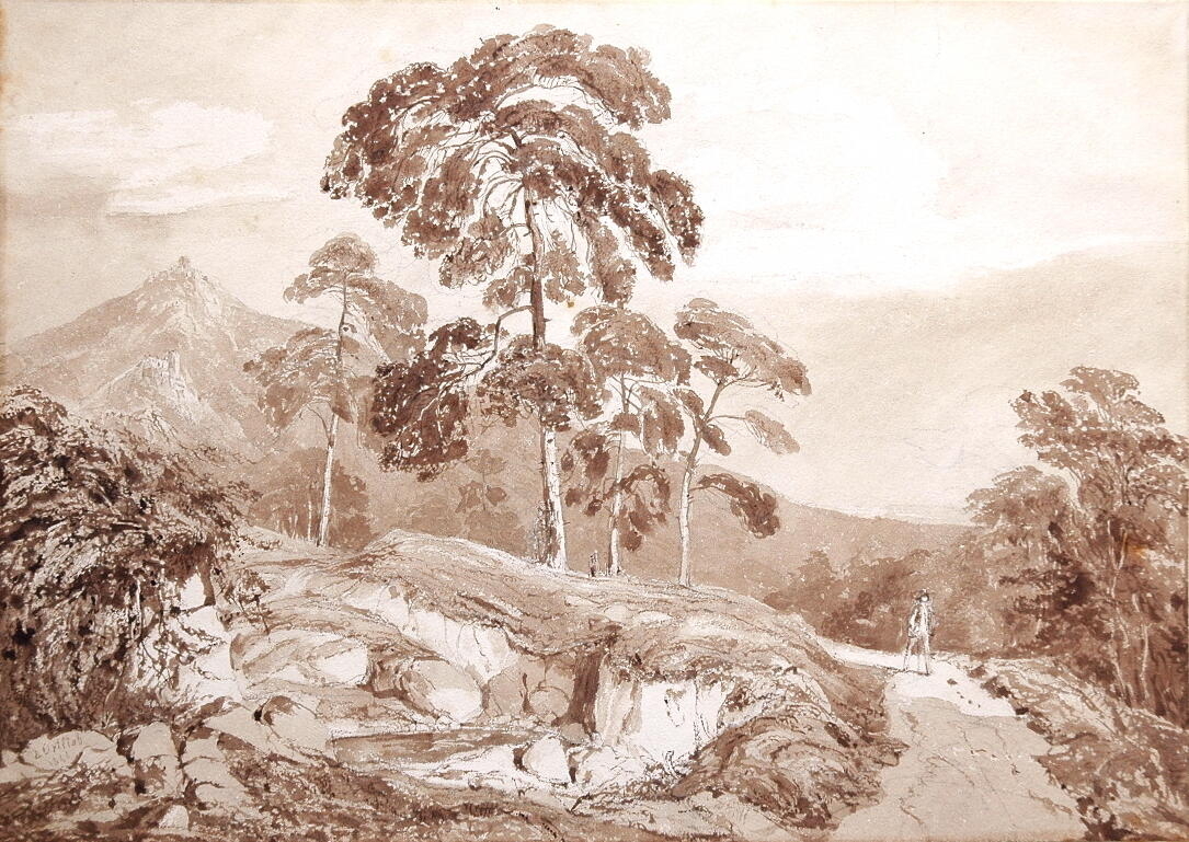 Région de Ribeauvillé, au-dessus de Hunawihr, David Ortlieb, 1846 achevé en