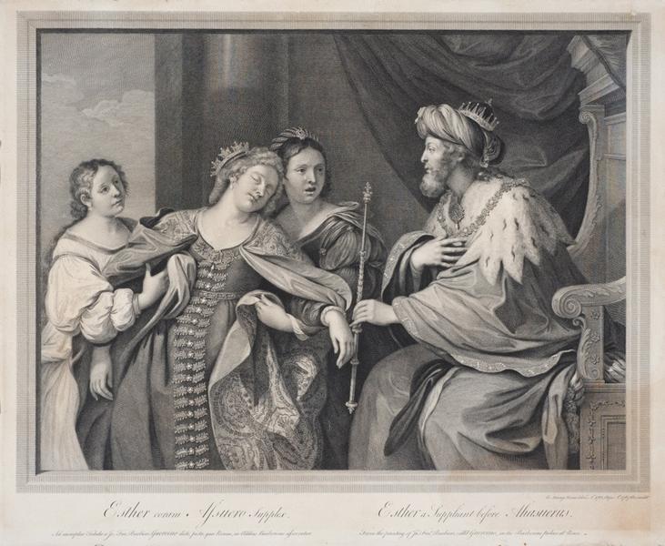 Esther devant Assuérus, Le Guerchin, 1762 vers