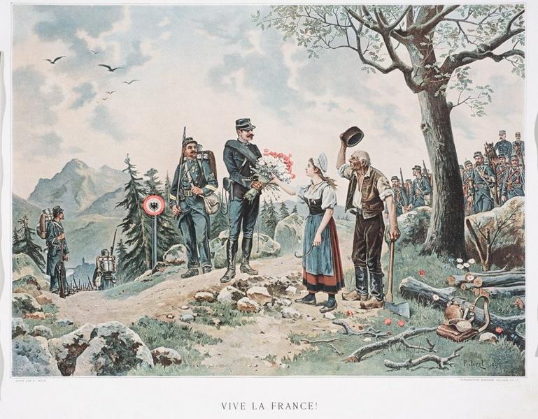 Vive la France, Paul Léon Jazet, 1891