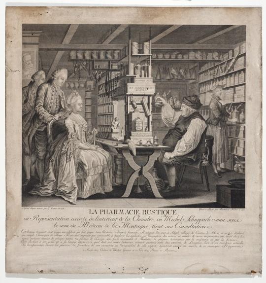 La pharmacie rustique, Gottfried Locher, 1775