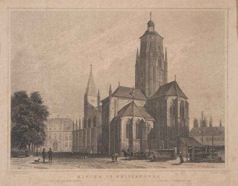 Eglise de Wissembourg, Ludwig Rohbock, 1852