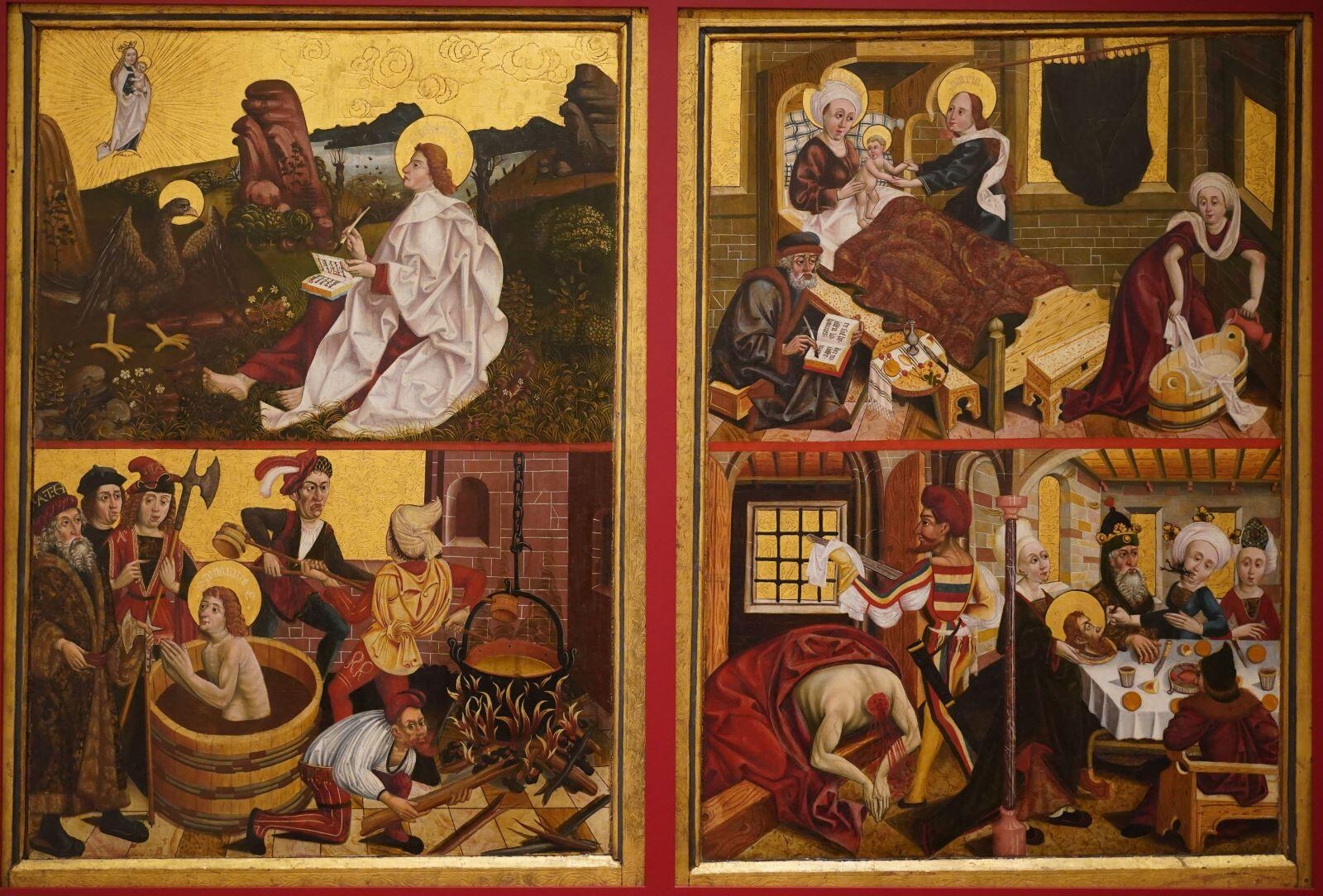 Retable de Saint Georges et des deux saints Jean_3