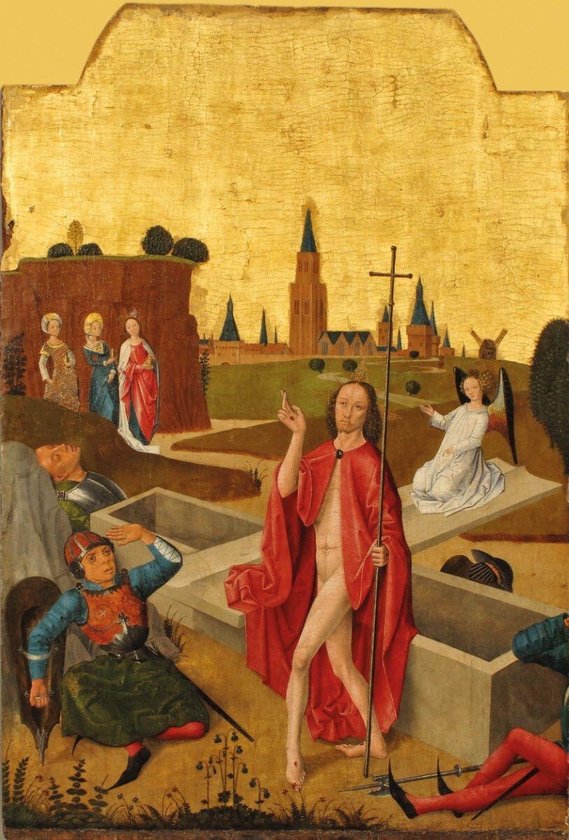 Maître-autel de la collégiale Saint-Martin de Colmar : Retable de la Passion du Christ, Kaspar Isenmann, 1465 achevé en
