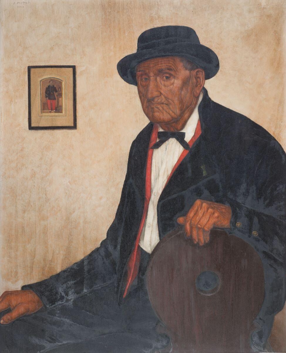 Portrait de Philippe Wolff (1847-1935), Gustave Stoskopf, 1934