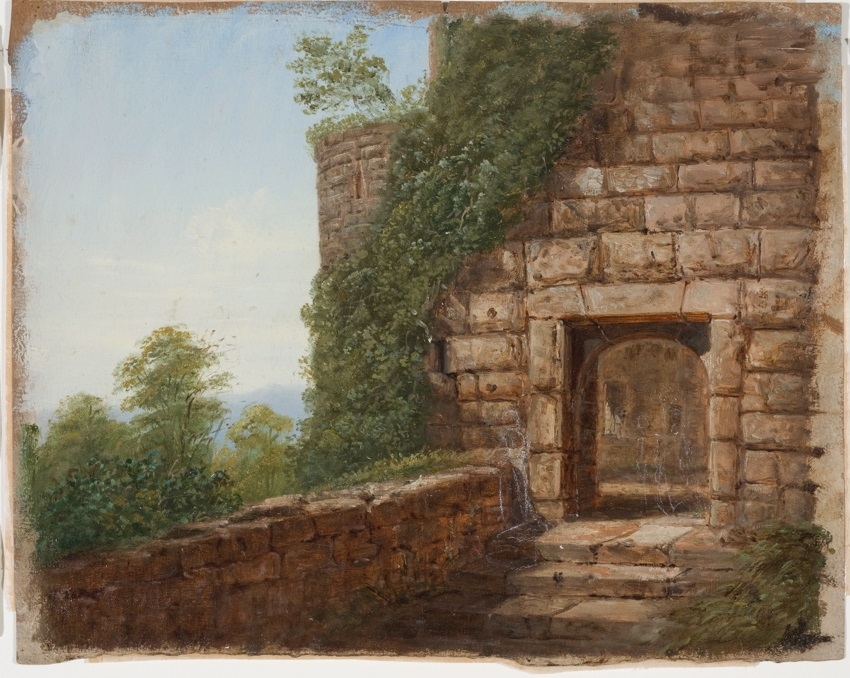 Porte de Hohlandsbourg, David Ortlieb, 19e siècle