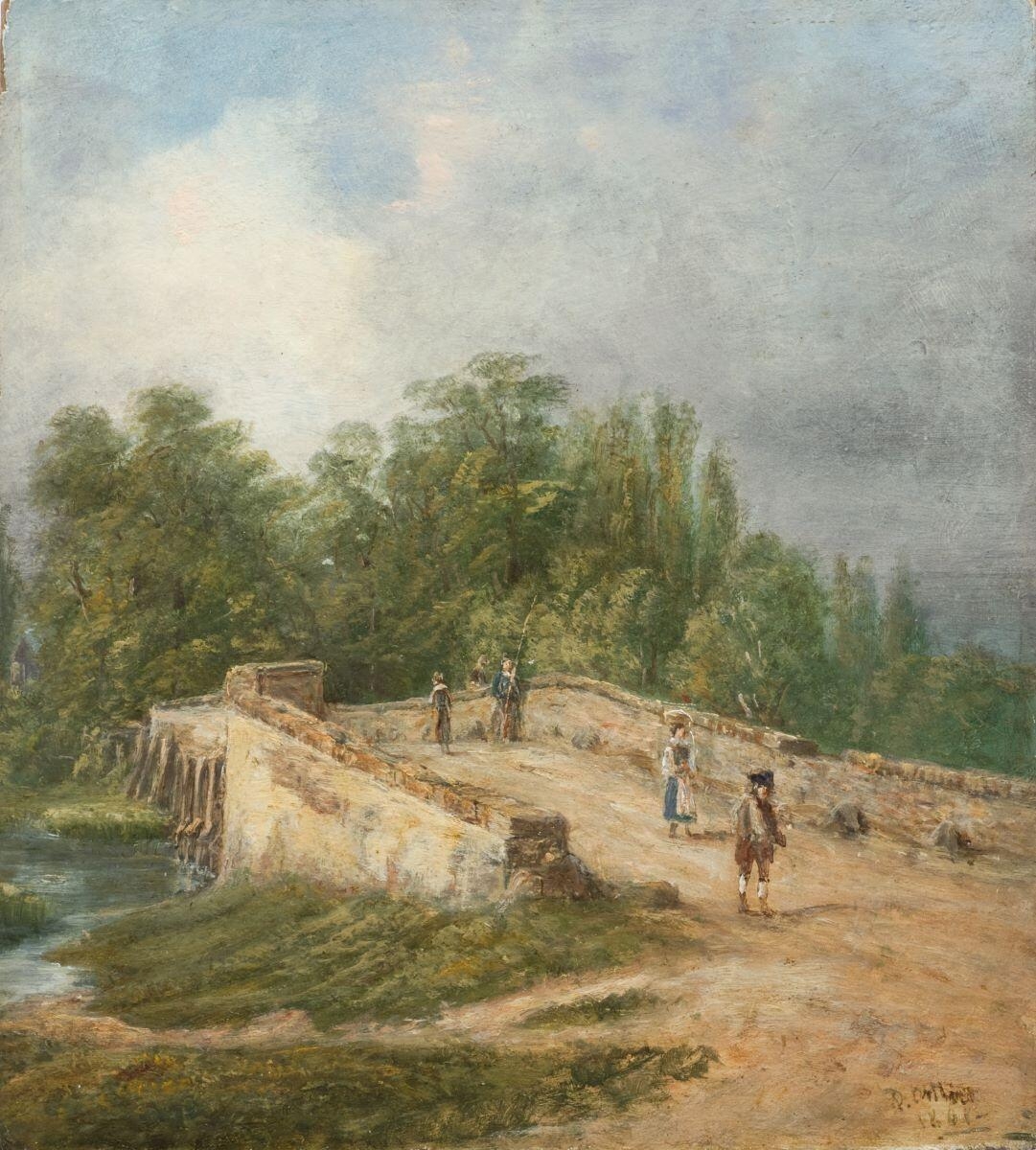 Le pont du Ladhof, David Ortlieb, 1841
