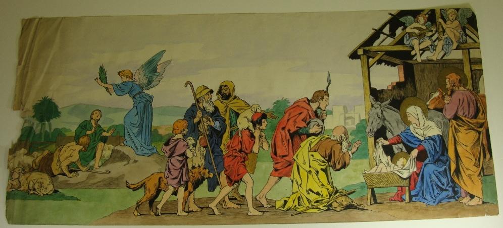 Adoration des bergers, Victor Huen, 4e quart 19e siècle, 1ère moitié 20e siècle