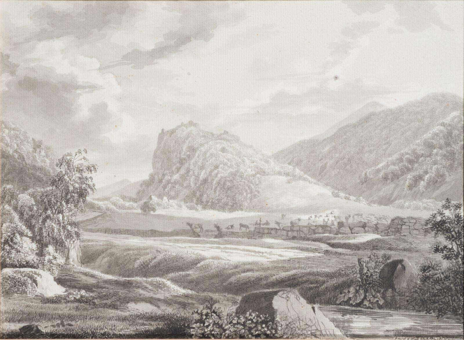 Paysage, David Ortlieb, 1823
