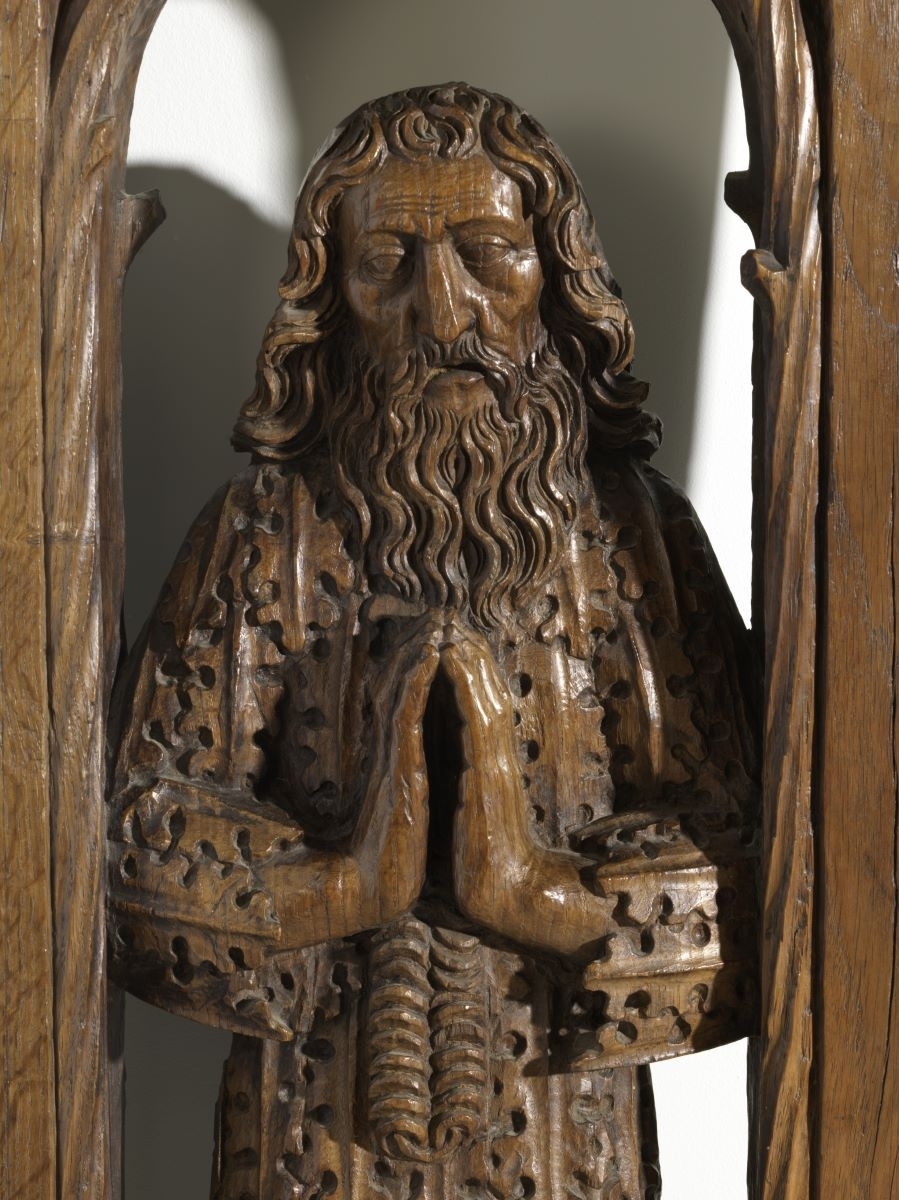 Saint Onuphre ; élément de jouée des stalles d'Issenheim_0