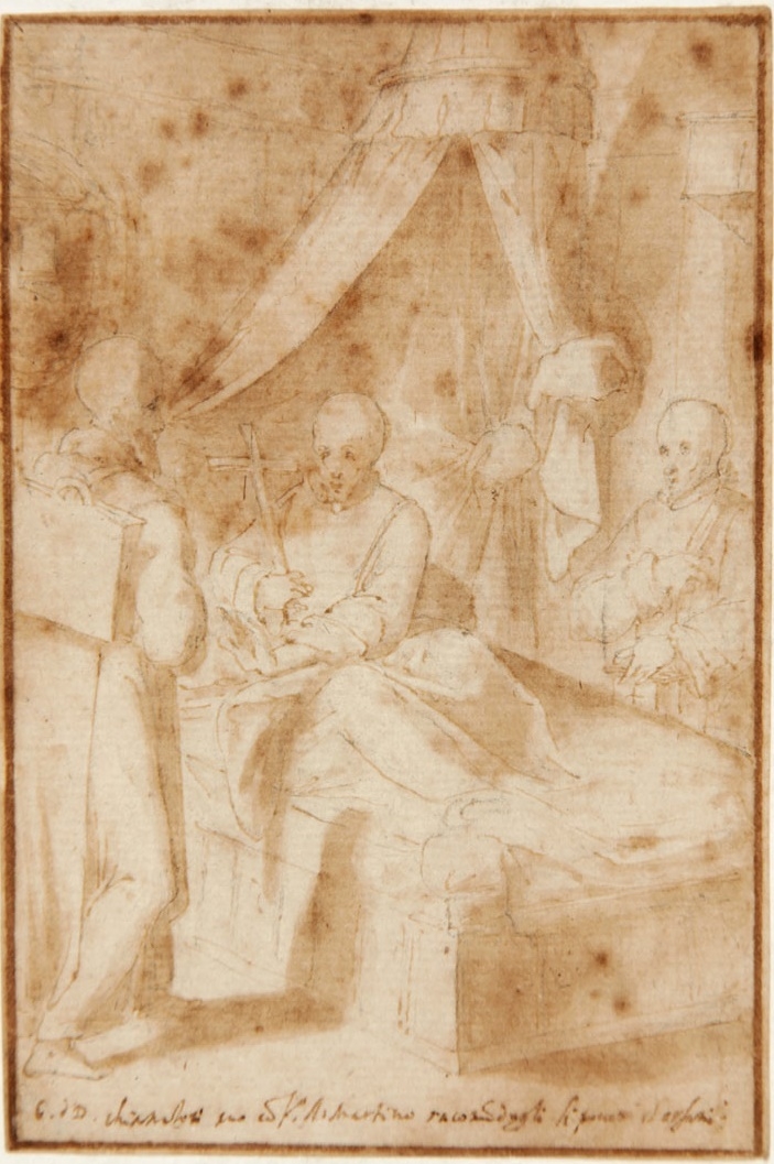 Histoire de la vie d'un Saint ?, Giovanni Guerra, 4e quart 16e siècle, 1er quart 17e siècle